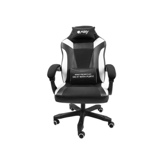 Fury Gaming Chair Fury Avenger M+ PU Leather | Black/White