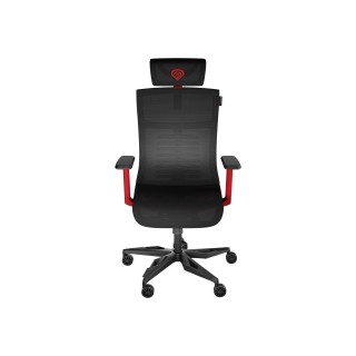 Genesis Ergonomic Chair Astat 700 mm | Base material Aluminum; Castors material: Nylon with CareGlide coating | 700 | Black/Red