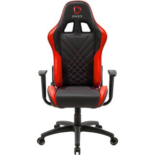 Onex PVC; Nylon caster; Metal | Onex | Gaming chair | ONEX GX220 | Black/ red