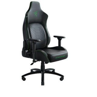 Razer Iskur Ergonomic Gaming Chair PVC Leather; Metal; Plywood | Black/Green