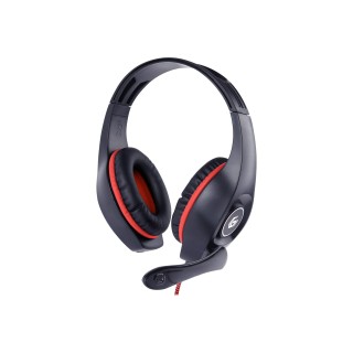 Gembird | Gaming headset with volume control | GHS-05-R | Built-in microphone | 3.5 mm 4-pin | Wired | Over-Ear | Red/Black