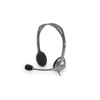 Logitech | Stereo headset | H111 | On-Ear Built-in microphone | 3.5 mm | Grey