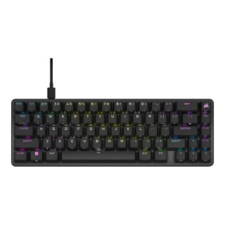 Corsair | K65 PRO MINI RGB | Black | Mechanical Gaming Keyboard | Wired | NA | USB Type-A | 600 g | OPX