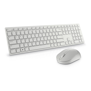 Dell | Keyboard and Mouse | KM5221W Pro | Keyboard and Mouse Set | Wireless | Mouse included | US | White | 2.4 GHz