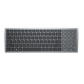 Dell | Keyboard | KB740 | Keyboard | Wireless | RU | Titan Gray | 2.4 GHz