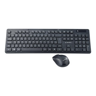 Gembird | Black | Wireless desktop set | KBS-WCH-03 | Keyboard and Mouse Set | Wireless | Mouse included | US | Black | US | 380 g | Wireless connection