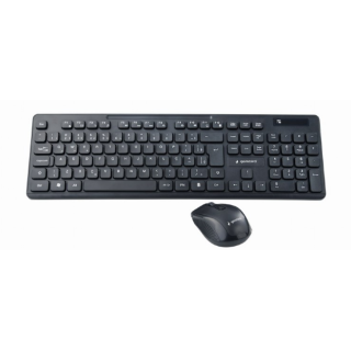 Gembird | Wireless desktop set | KBS-WCH-03 | Black | Keyboard and Mouse Set | Wireless | Mouse included | US | Black | US | 380 g | Wireless connection