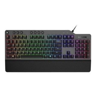 Lenovo | Legion K500 RGB | Iron grey top cover and black body | Mechanical Gaming Keyboard | Wired | US | Iron grey top cover and black body
