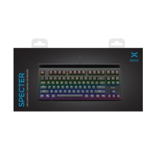 NOXO | Specter | Black | Gaming keyboard | Wired | Mechanical | EN/RU | 650 g | Blue Switches