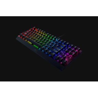 Razer | BlackWidow V3 Tenkeyless | Black | Gaming keyboard | Wired | RGB LED light | RU