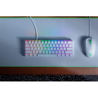 Razer | Huntsman Mini | Mercury White | Gaming keyboard | Wired | RGB LED light | US