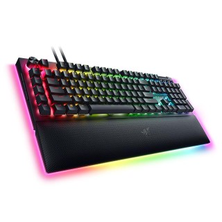 Razer | Mechanical Gaming Keyboard | BlackWidow V4 Pro | Gaming Keyboard | RGB LED light | NORD | Wired | Black | Numeric keypad | Yellow Switches