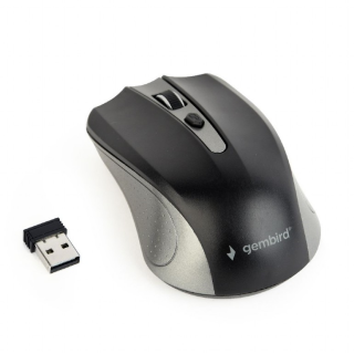 Gembird | MUSW-4B-04-GB | 2.4GHz Wireless Optical Mouse | Optical Mouse | USB | Spacegrey/Black