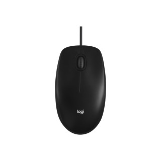 Logitech | Mouse | M100 | Optical | Optical mouse | Wired | Black