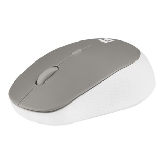 Natec | Mouse | Harrier 2 | Wireless | Bluetooth | White/Grey