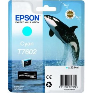 Epson T7602 | Ink Cartridge | Cyan