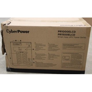SALE OUT.CyberPower PR1500ELCD Smart App UPS Systems CyberPower Smart App UPS Systems PR1500ELCD 1500 VA 1350 W DAMAGED PACKAGING