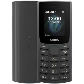 Nokia 105 (2023) TA-1569 (Charcoal) Single SIM 1.8" TFT LCD 120x160/4MB/4MB RAM/microUSB/GSM | Nokia