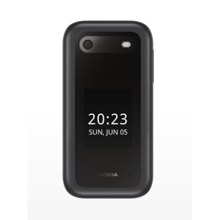 Nokia | 2660 Flip | Yes | Unisoc | Black | 2.8 " | TFT LCD | 0 GB | Dual SIM | Nano-SIM | Bluetooth | 4.2 | Main camera 0.3 MP | 1450  mAh