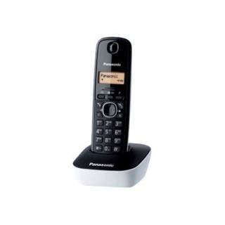Panasonic | Cordless | KX-TG1611FXW | Built-in display | Caller ID | Black/White | Phonebook capacity 50 entries | Wireless connection