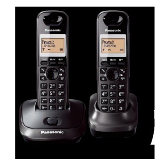 Panasonic | Cordless | KX-TG2512FXT | Built-in display | Caller ID | Black | Conference call | Phonebook capacity 50 entries | Speakerphone | Wireless connection