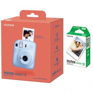 Fujifilm | Instax Mini 12 Camera + Instax Mini Glossy (10pl) | MP | Pastel Blue | x | 800
