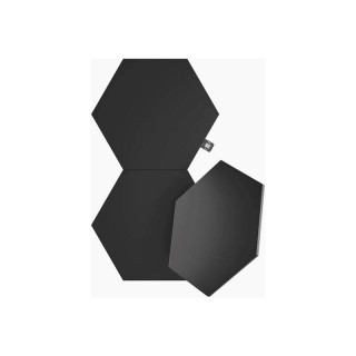 Nanoleaf Shapes Black Hexagon Expansion pack (3 panels) | Nanoleaf | Shapes Black Hexagon Expansion pack (3 panels) | 42 W | WiFi