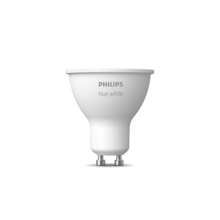 Philips Hue W 5.2W GU10 | Philips Hue | W 5.2W GU10 | GU10 | 5.2 W | Warm White | Bluetooth and Zigbee