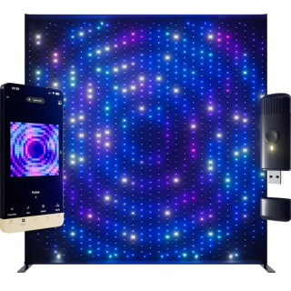 TwinklyLightwall Smart LED Backdrop Wall 2.6 x 2.7 mRGB