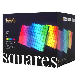 TwinklySquares Smart LED Panels Starter Kit (6 panels)RGB – 16M+ colors