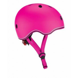 Globber Helmet Go Up Lights Deep pink