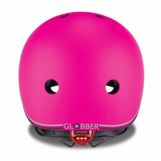 Globber Helmet Go Up Lights Deep pink