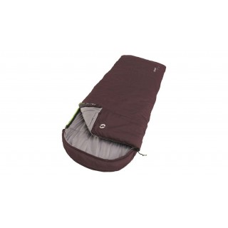 Outwell | Campion Lux Aubergine | Sleeping Bag | 225 x 85 cm | L-shape | Purple