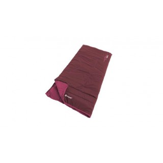 Outwell | Champ Kids Deep Red | Sleeping Bag | 150 x 70 cm | 2 way open