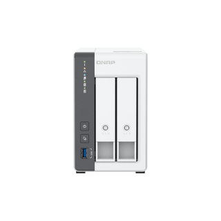 QNAP 2-bay 2.5 GbE NAS with Integrated NPU | TS-216G | ARM 4-core | Cortex-A55 | Processor frequency 2.0 GHz | 4 GB