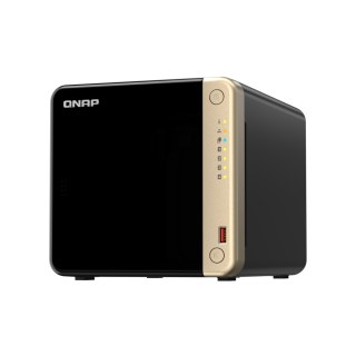 QNAP | 4-Bay desktop NAS | TS-464-8G | Intel Celeron | N5095 4-core | Processor frequency 2.9 GHz | 8 GB