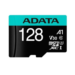 with Adapter | ADATA | Premier Pro | UHS-I U3 | 128 GB | micro SDXC | Flash memory class 10