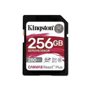 Kingston | Canvas React Plus | 256 GB | SD | Flash memory class 10