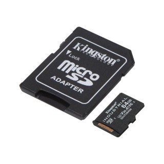 SD Adapter | Kingston | UHS-I | 64 GB | microSDHC/SDXC Industrial Card | Flash memory class Class 10