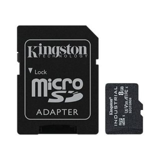 SD Adapter | Kingston | UHS-I | 8 GB | microSDHC/SDXC Industrial Card | Flash memory class Class 10