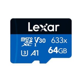 Lexar 64GB High-Performance 633x microSDHC UHS-I