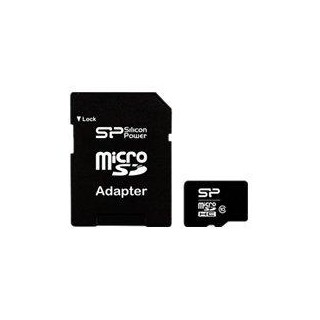 SD adapter | Silicon Power | 8 GB | MicroSDHC | Flash memory class 10