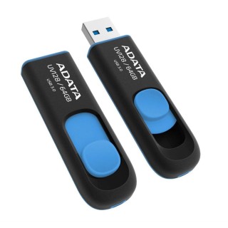 ADATA | UV128 | 64 GB | USB 3.0 | Black/Blue