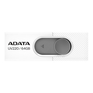 ADATA | UV220 | 64 GB | USB 2.0 | White/Gray