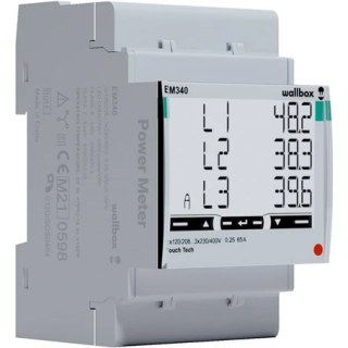 Wallbox Power Meter (3 phase up to 65A/PRO380Mod/Inepro) | MTR-3P-65A-IN