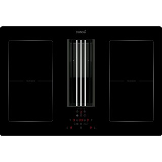 Black | Touch | 4 | CATA | IAS 770 | Induction hob with built-in hood