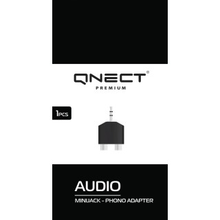 Adapter QNECT 3.5 male to 2xRCA female / 103375