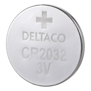 Ultimate Lithium battery DELTACO 3V, CR2032, button cell, 1-pack / ULT-CR2032-1P