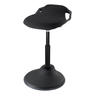 Height-adjustable standing chair DELTACO OFFICE turn, rotate and tilt, 360 &deg;, black / DELO-0303