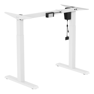 Height adjustable desk frame DELTACO OFFICE 730~1230 mm, quiet, black / DELO-0105